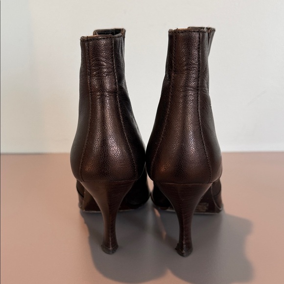 Donald J. Pliner Dark Brown Heeled Boots - Picture 6 of 10
